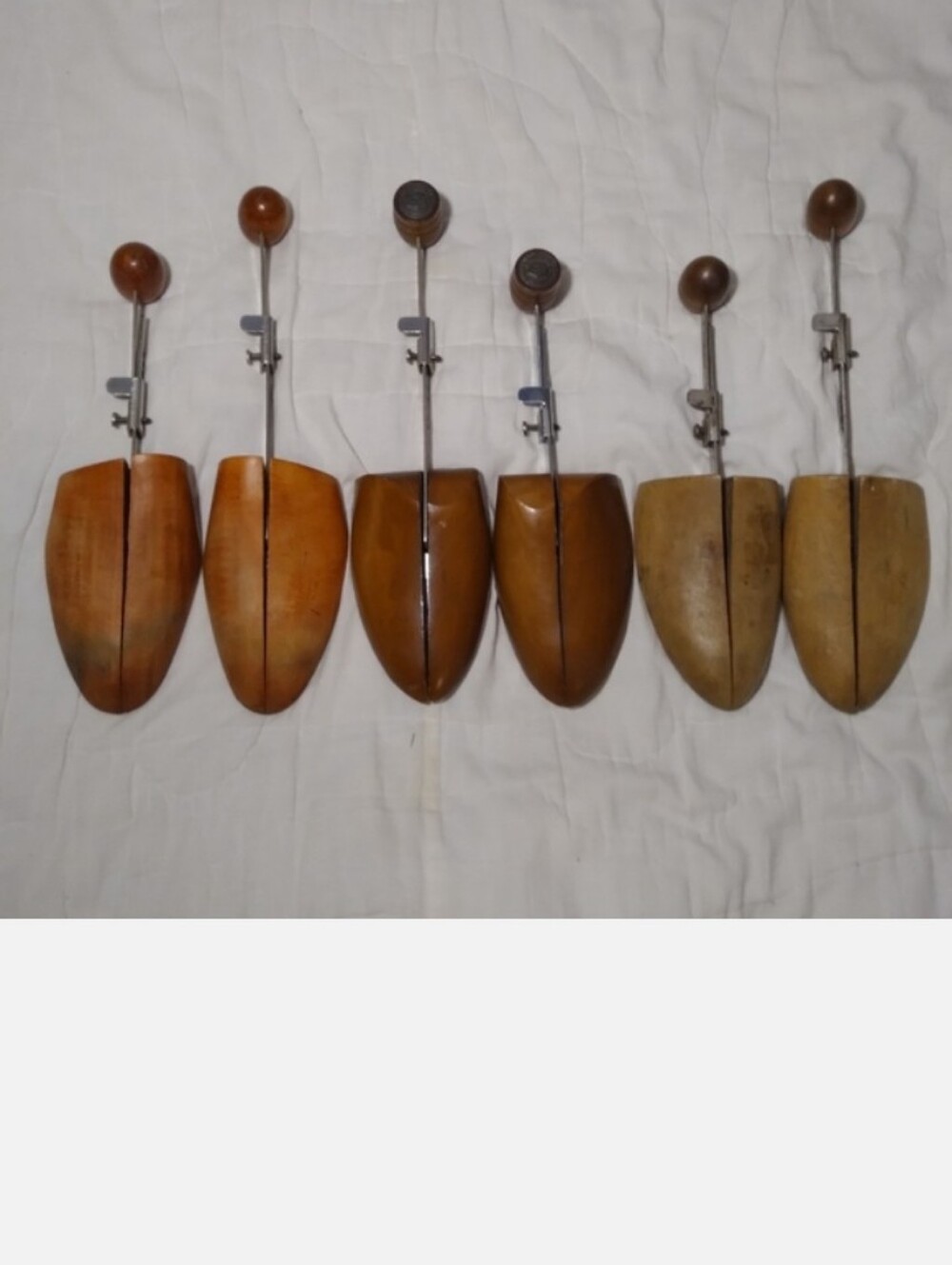 Vintage Florsheim Wooden Adjustable Shoe Trees Sz Large